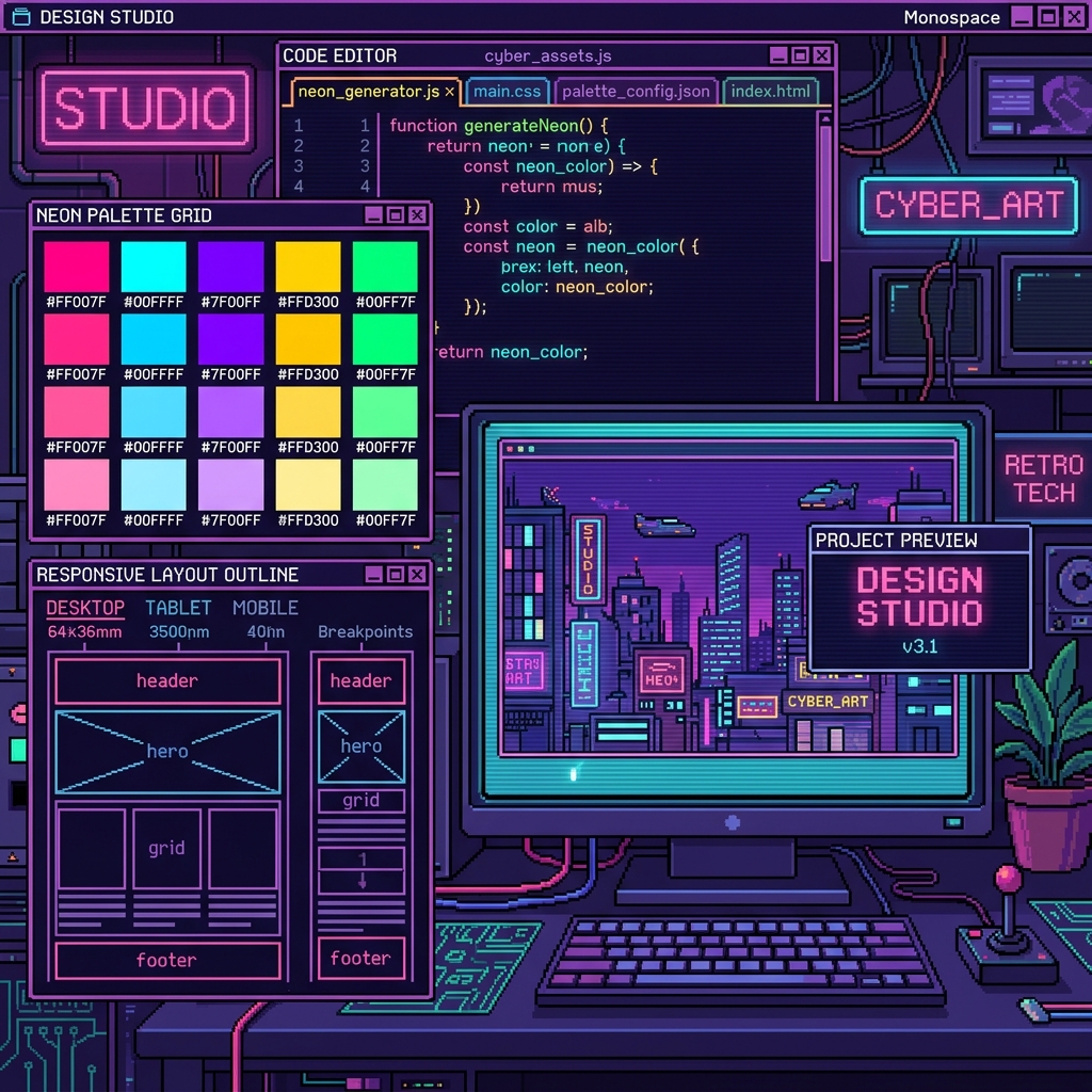 AI UI Design: Prompting for CSS Layouts & Palettes