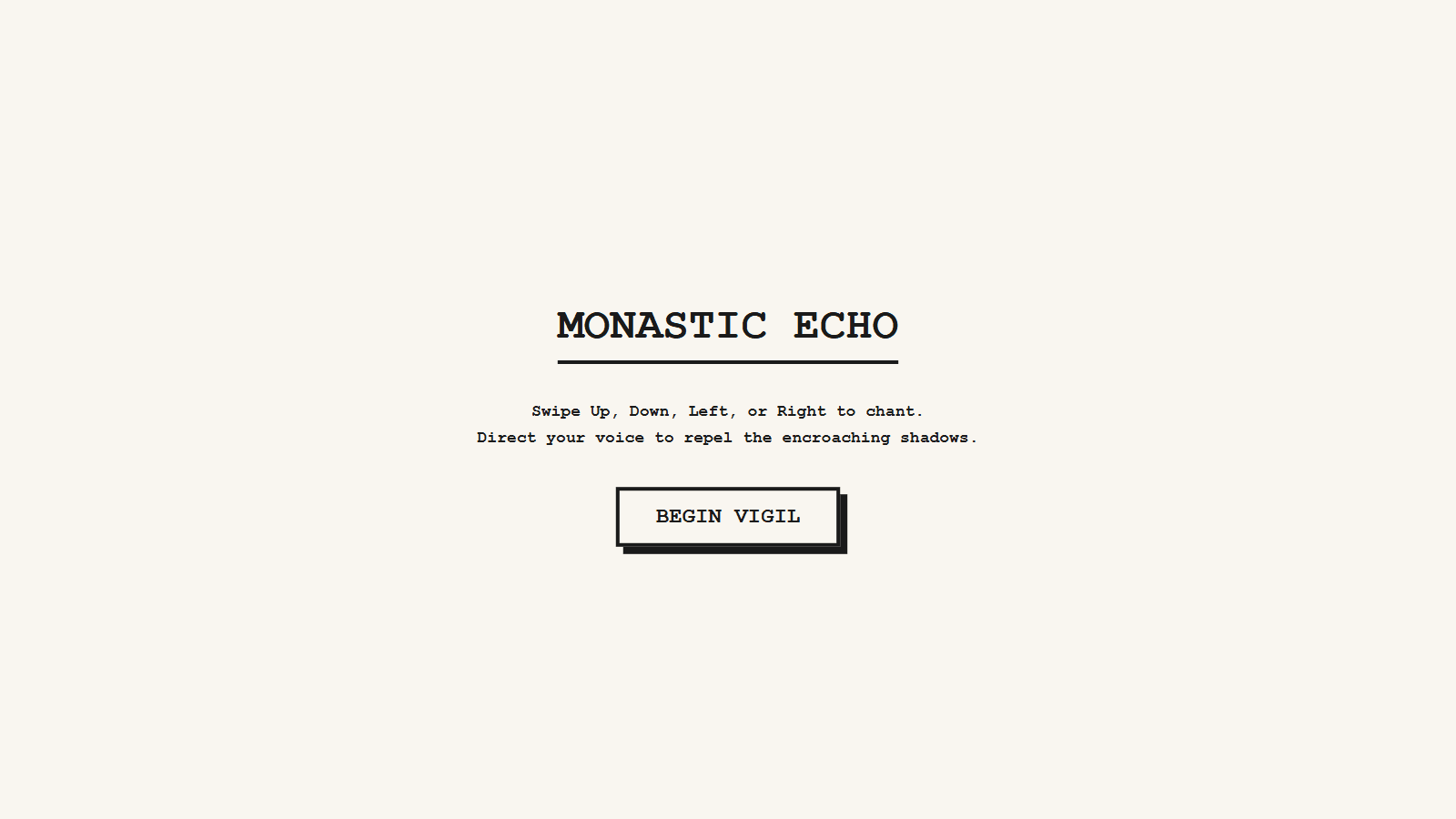 Monastic Echo